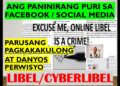 PANINIRANG PURI / LIBEL CASE PHILIPPINES / CYBER LIBEL / DEFAMATION (Revised Penal Code Philippines)