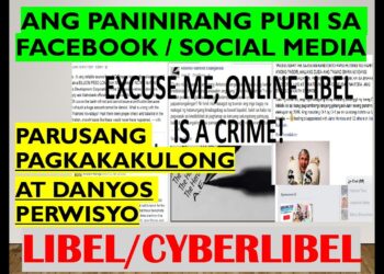 PANINIRANG PURI / LIBEL CASE PHILIPPINES / CYBER LIBEL / DEFAMATION (Revised Penal Code Philippines)