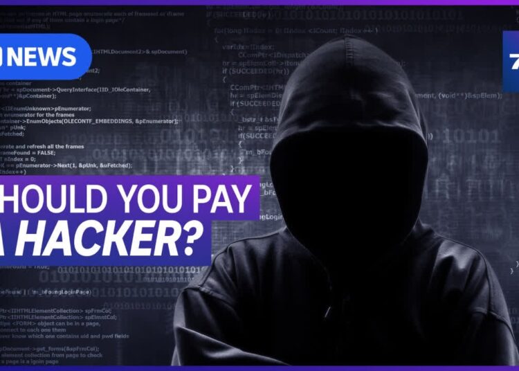 The risks of paying a ransom to cyber criminals | 7.30