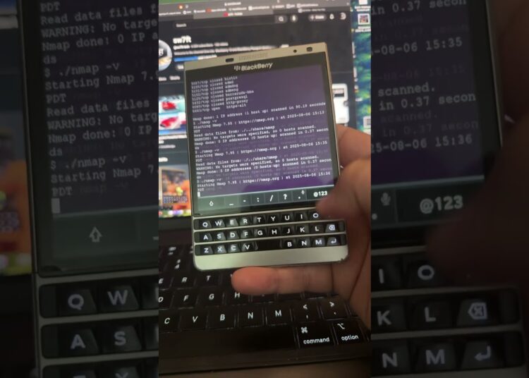 Cyber Security tools compiled for #QNX #blackberry #nmap #kalilinux #cybersecurity