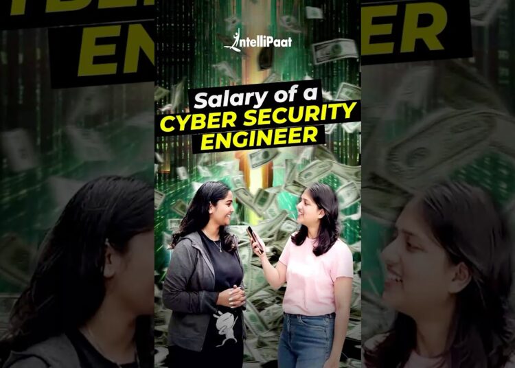 Cyber Security Engineer Salary in India 💰 | Salary of Cyber Security Engineer | Intellipaat #Shorts