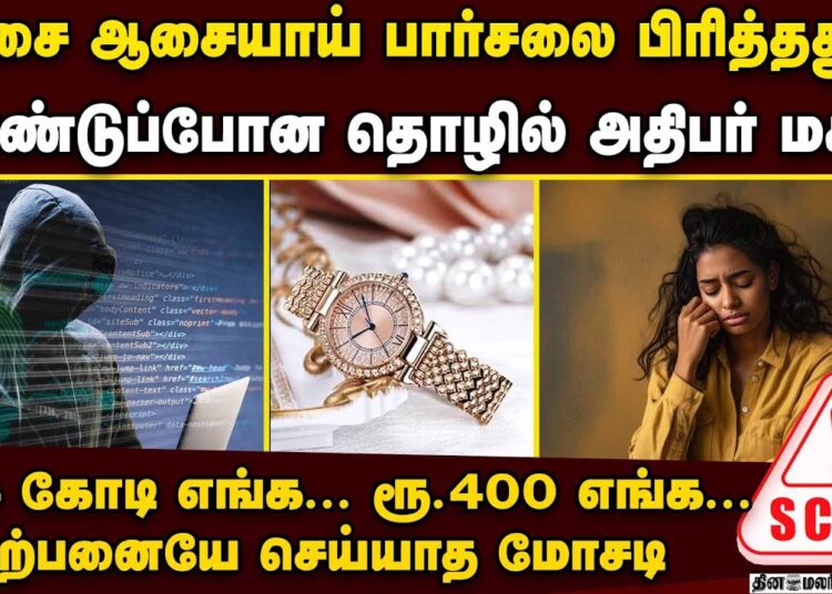 சென்னையில் பிரபல தொழில் அதிபர் மகளை அலறவிட்ட மோசடி cyber crime | chennai watch scam | fraud alert