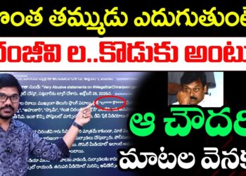 జగన్ కు సపోర్ట్ చేస్తే.? Chiranjeevi Files Cyber Crime Complaint | Social Media Abuses Exposed