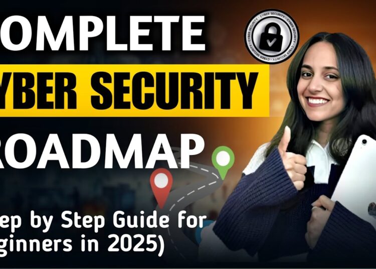 Cybersecurity Roadmap for Beginners (2025) | Step-by-Step Guide for Complete Beginners | No Coding