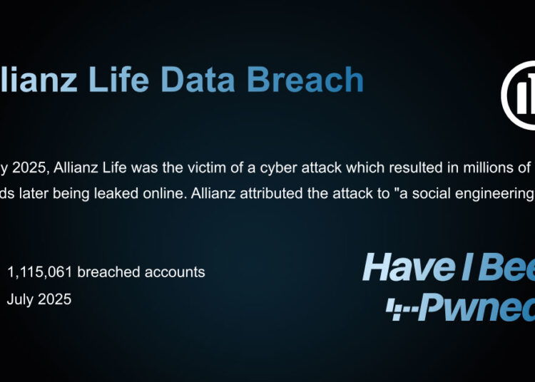 Allianz Life – 1,115,061 breached accounts