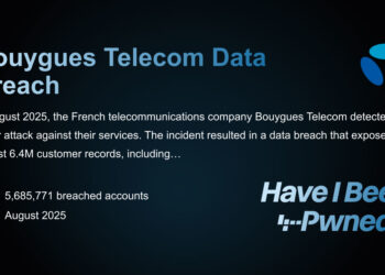 Bouygues Telecom – 5,685,771 breached accounts