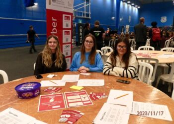 UWEcyber students and CyberWomen@UWE support Cynam EmPowerCyber to inspire 1000 year 8 schoolgirls
