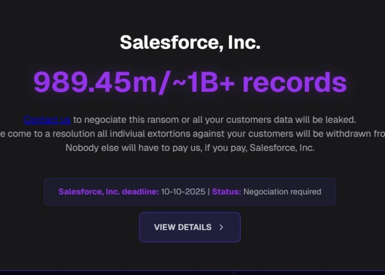 More Salesforce customer attacks revealed in new leak site by Scattered LAPSUS$ Hunters (1) – DataBreaches.Net
