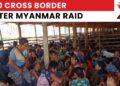 700 People Flee Myanmar Cybercrime Hub, Cross Into Thailand After Raid | NewsX