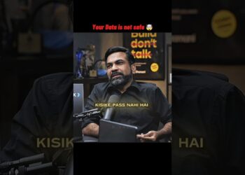 Your Data is not safe 😭🤯 | ft.@rajshamani #ytshortsindia #cybersecurity #knowledgefacts #shorts