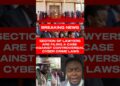 SECTION OF LAWYERSARE FILING A CASE AGAINST CONTROVERSIAL CYBER CRIME LAWS #cybercrime