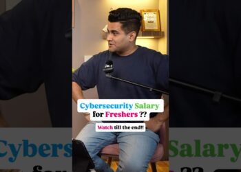 Cybersecurity Salary for Freshers ?? #salary #jobs