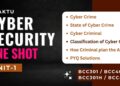 Cyber Security | Unit 1 One shot | Introduction to Cyber Crime | Aktu Exam BCC301/BCC401 2nd Year
