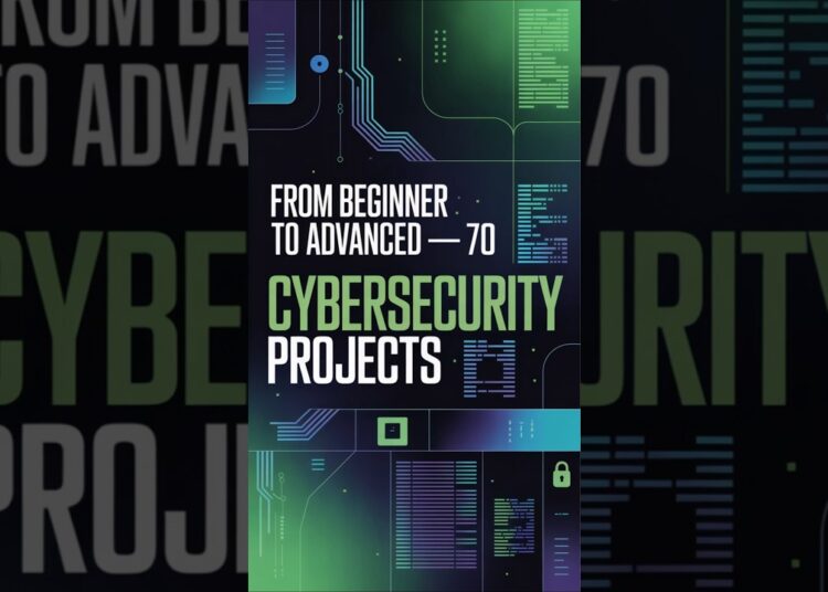 70 Cybersecurity Projects to Build Your Skills (From Beginner to Advanced) #cybersecurity