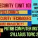Cyber Security (unit 10) Part 1 [PGTRB Computer Instructor syllabus topics 2025]