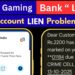 Online gaming BANK ACCOUNT LIEN ! bank account lien ! lien amount cyber crime