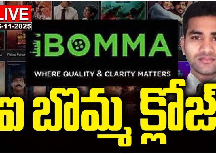 LIVE : Cyber Crime Police Shut Down iBomma and Bappam Websites | V6 News