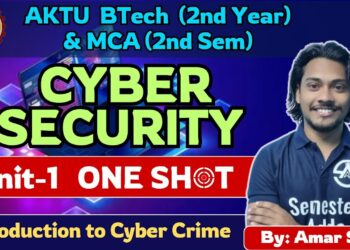 AKTU Cyber Security | Unit -1 One Shot Marathon | Btech 2nd Year / MCA 2nd Sem  @SemesterAdda