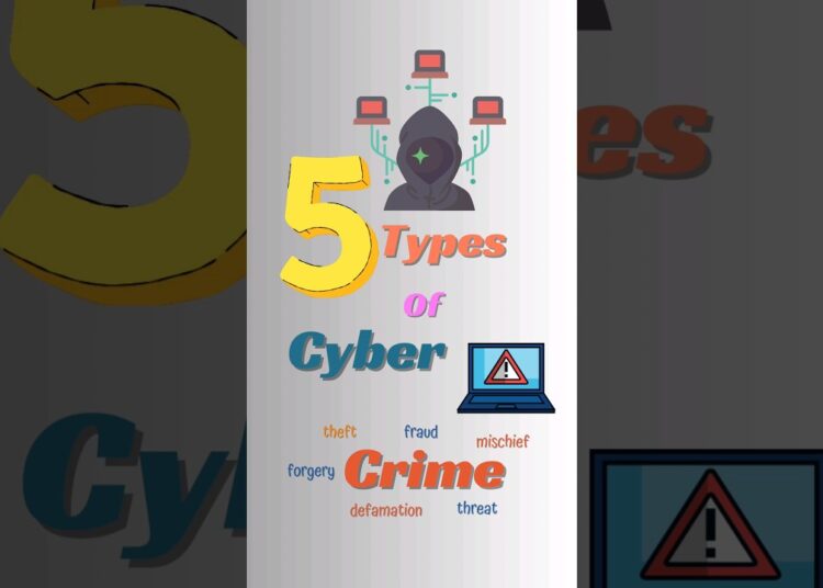 5 Types of Cyber Crime #cybercrime #cyberthreats