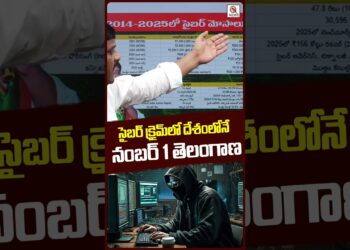 సైబర్ క్రైమ్‌లో దేశంలోనే నంబర్ వన్ తెలంగాణ!#CyberCrime #Telangana #IndiaCyberCrime#shortvideo#qnews