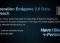 Operation Endgame 3.0 Data Breach