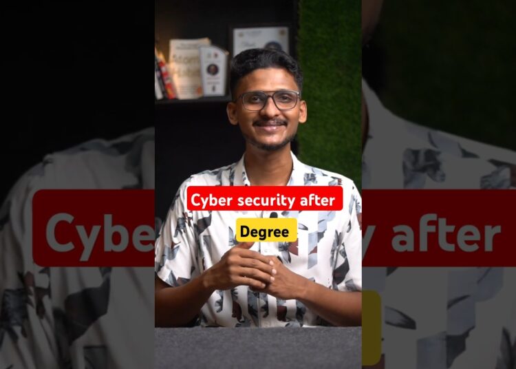 Cyber security after degree- Cyber security career path #cybersecurity #career #learning #chatgpt