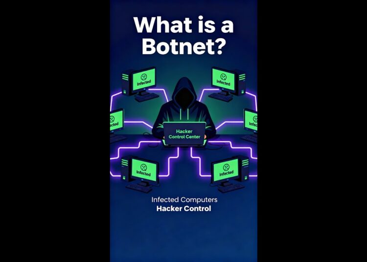 🔥 What Is a Botnet? Explained Fast! | Kaashiv Cyber Security #shorts #kaashivinfotech