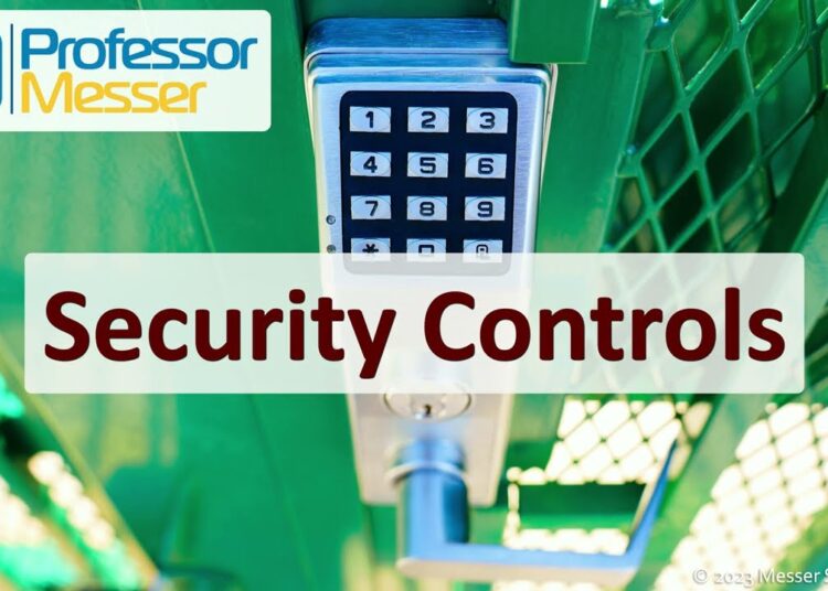 Security Controls – CompTIA Security+ SY0-701 – 1.1