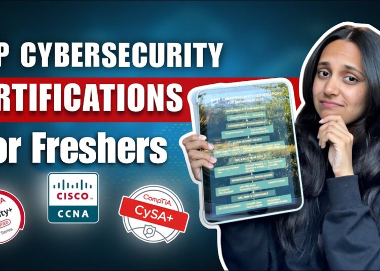 Top Cybersecurity Certifications for Beginners (2025) | Best Security Certs for Freshers