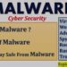 Malware| What is Malware? | Types of Malware | Malware in Cyber Security #cybersecurity