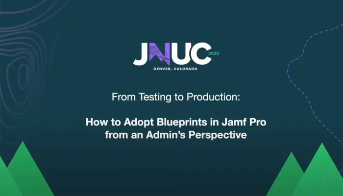 Adopting Blueprints in Jamf Tools